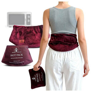 Microwavable Heating Pad for Period Cramps, Belly Warmer for Women
